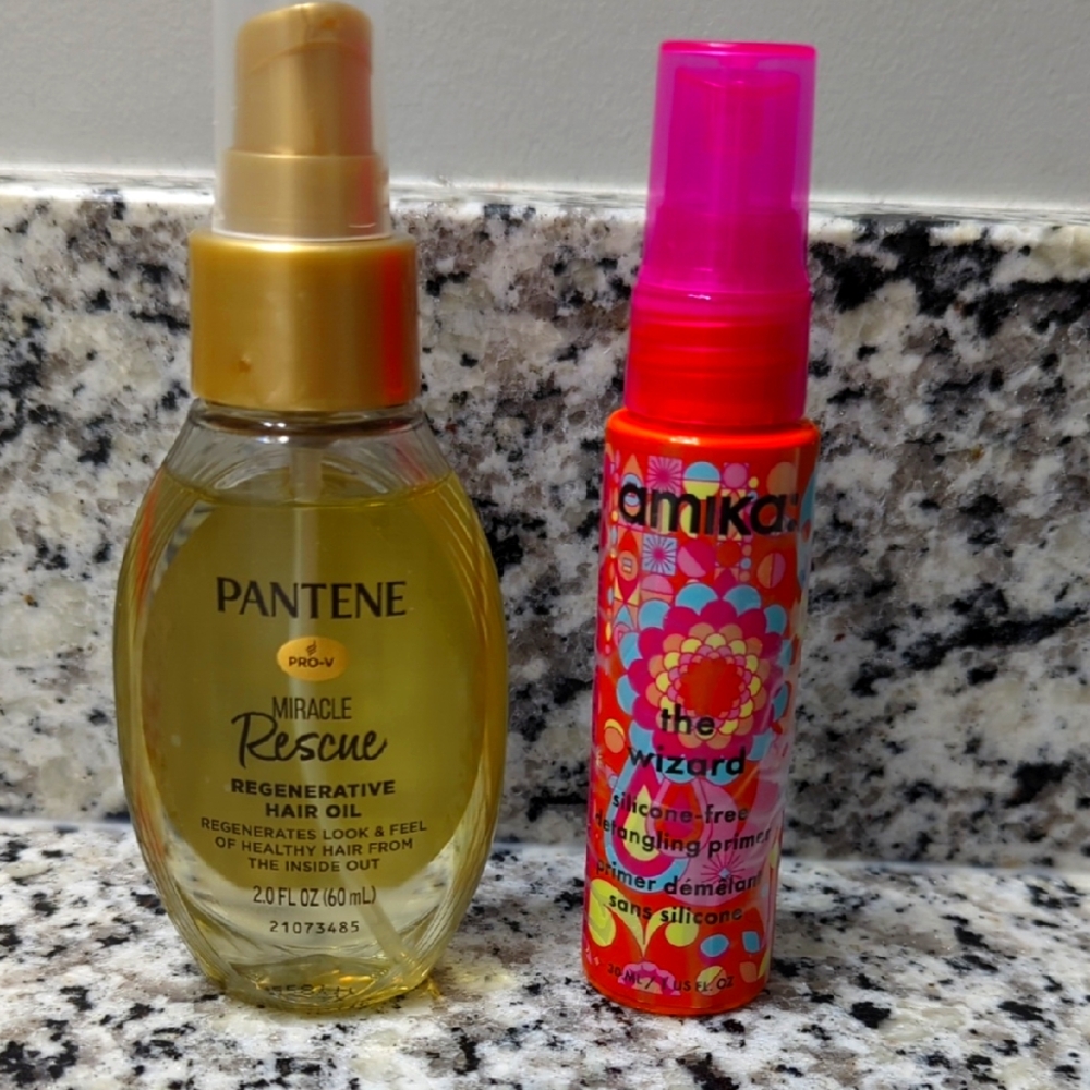 Smooth Hair Bundle Amika The Wizard + Pantene Miracle Rescue